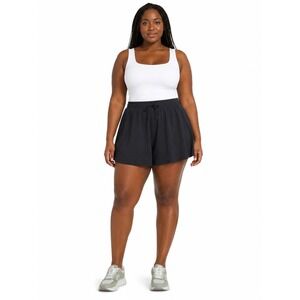 Avia Womens Shorts Size XL Dark Navy Mid Rise Flowy Running Active Athletic Fit